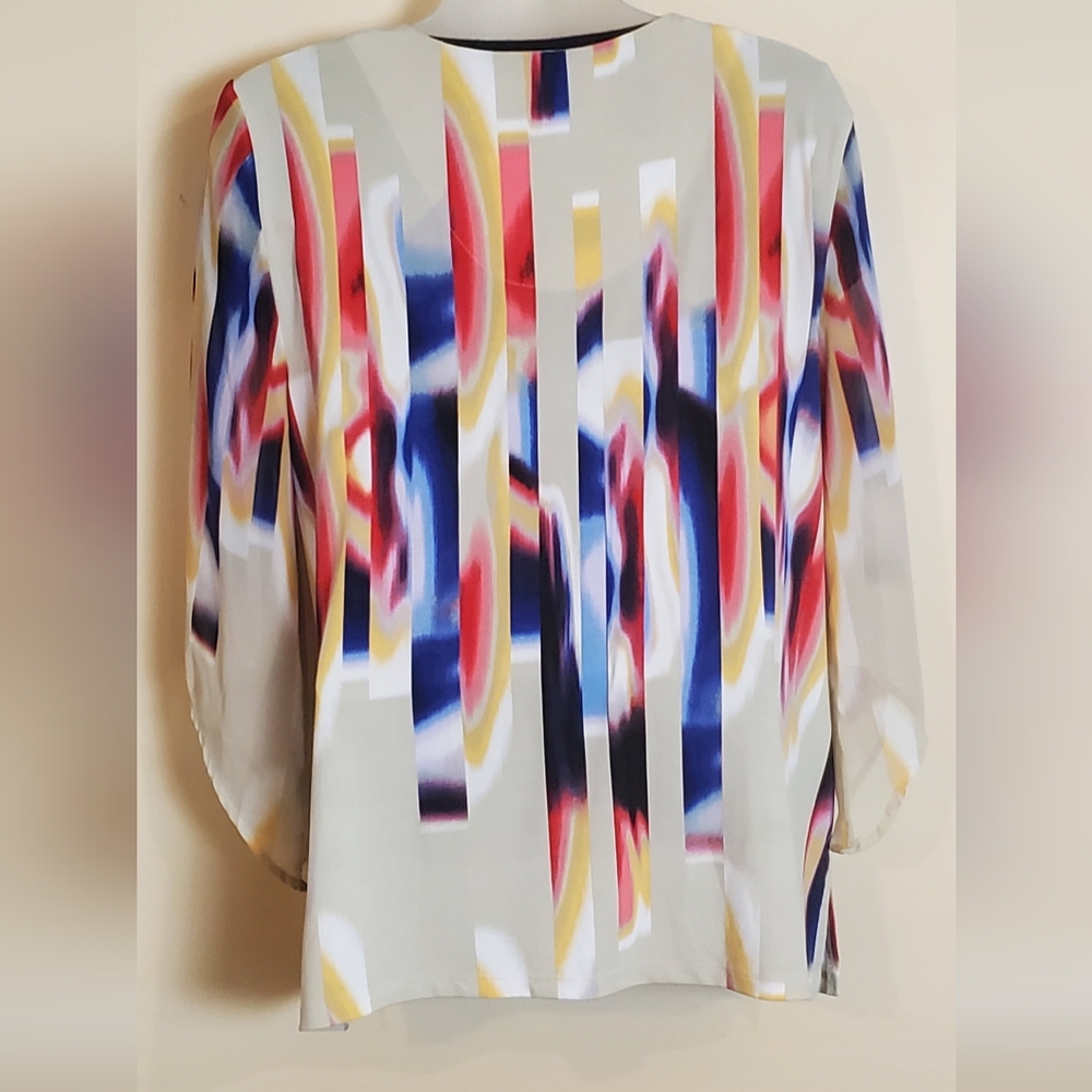 Vibrant JM Collection Blouse XL - Picture 3 of 8